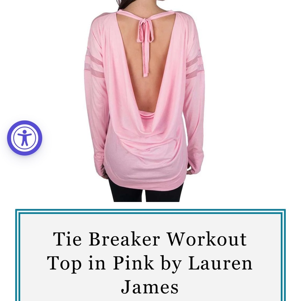 Lauren James open back top